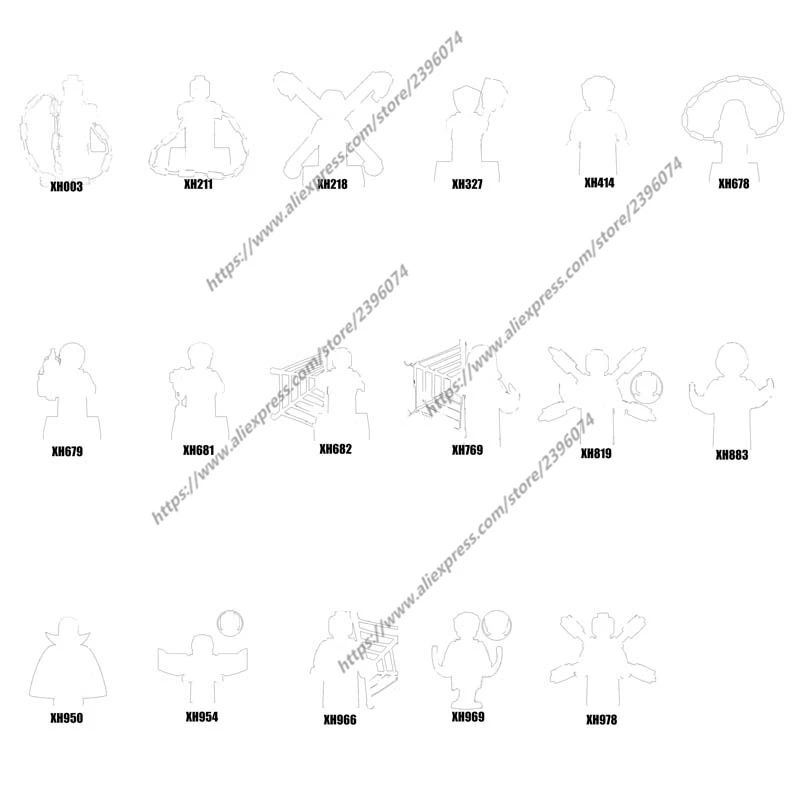 1PCS Action Figures Building Blocks toys XH003 XH211 XH218 XH327 XH414 XH678 XH679 XH681 XH682 XH769 XH819 XH883 Series-059
1PCS Action Figures Building Blocks toys XH003 XH211 XH218 XH327 XH414 XH678 XH679 XH681 XH682 XH769 XH819 XH883 Series-059