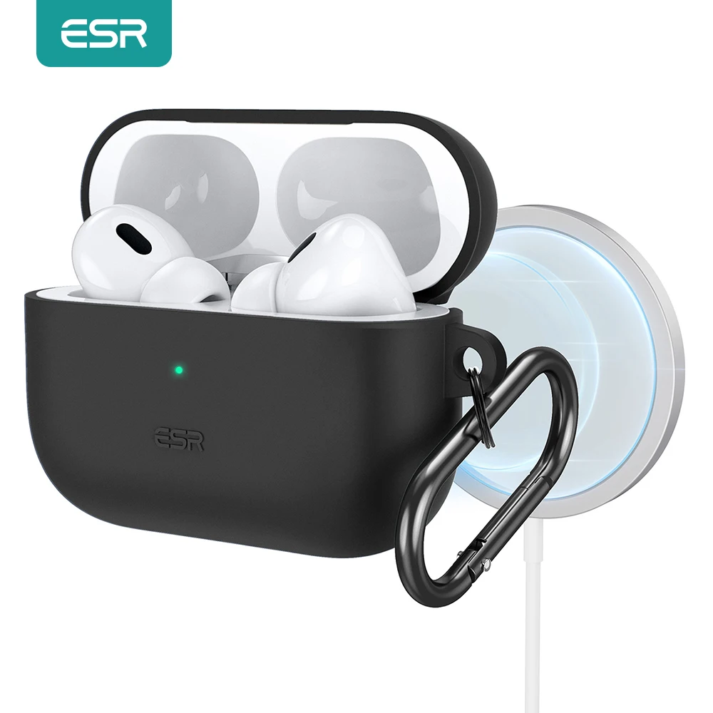 ESR для AirPods Pro MagSafe чехол для Airpods Pro 2-го поколения, мягкий силиконовый чехол для AirPods Pro 2019/2022 с брелоком
ESR для AirPods Pro MagSafe чехол для Airpods Pro 2-го поколения, мягкий силиконовый чехол для AirPods Pro 2019/2022 с брелоком