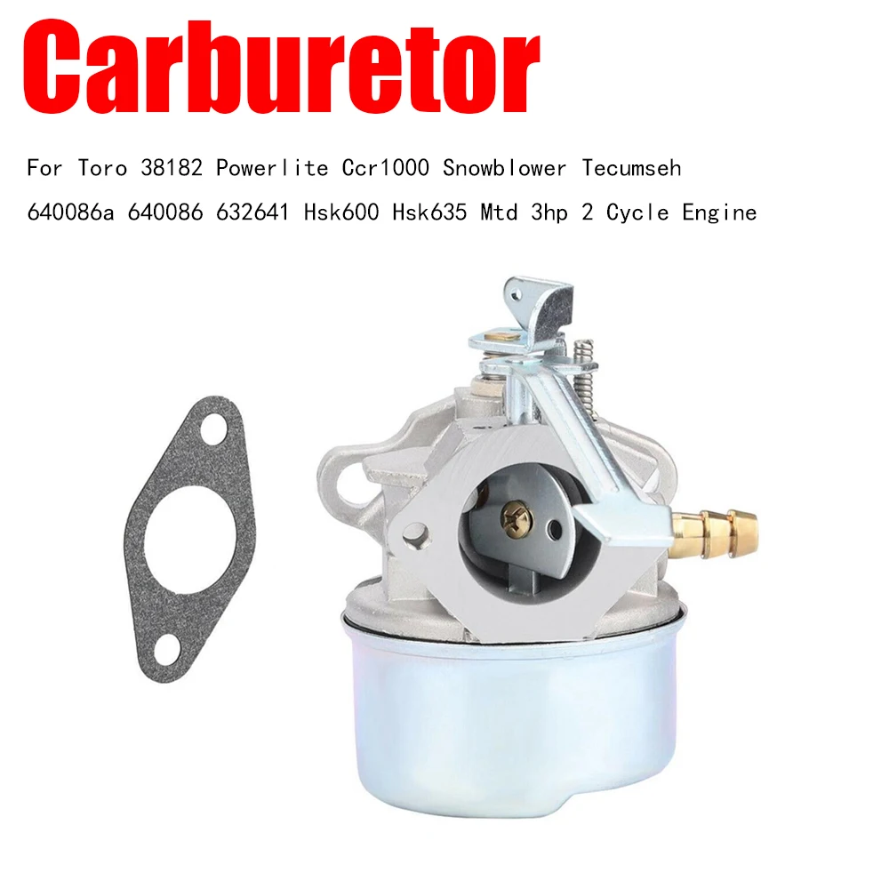 Карбюратор для Toro 38182 Powerlite Ccr1000, снегодувка Tecumseh 640086a 640086 632641 Hsk600 Hsk635 Mtd 3hp, 2-х циклический двигатель
Карбюратор для Toro 38182 Powerlite Ccr1000, снегодувка Tecumseh 640086a 640086 632641 Hsk600 Hsk635 Mtd 3hp, 2-х циклический двигатель