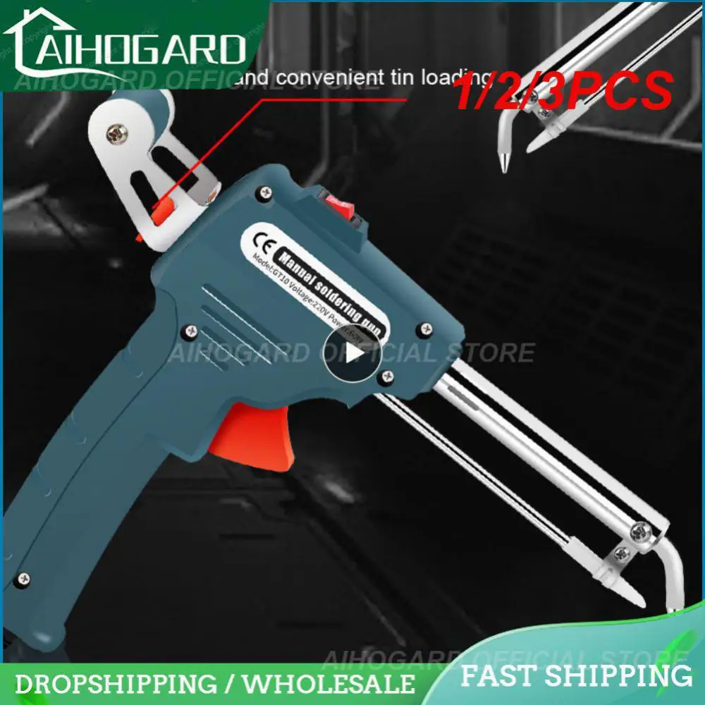 1/2/3PCS 60W Soldering Iron Automatic Welding Send Tin Gun Desoldering Pump for Circuit Board Repair Soldering Tool
1/2/3PCS 60W Soldering Iron Automatic Welding Send Tin Gun Desoldering Pump for Circuit Board Repair Soldering Tool