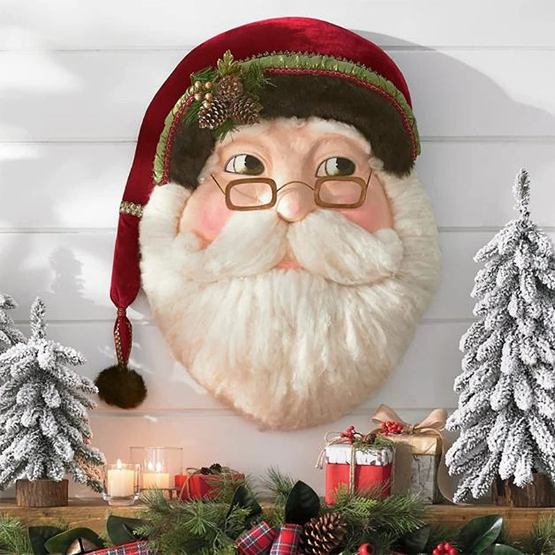 Wooden Christmas Santa Decorations Cute Kindly Santa Claus Door Sign Wall Hangings Wooden Christmas Home Party Ornaments
Wooden Christmas Santa Decorations Cute Kindly Santa Claus Door Sign Wall Hangings Wooden Christmas Home Party Ornaments