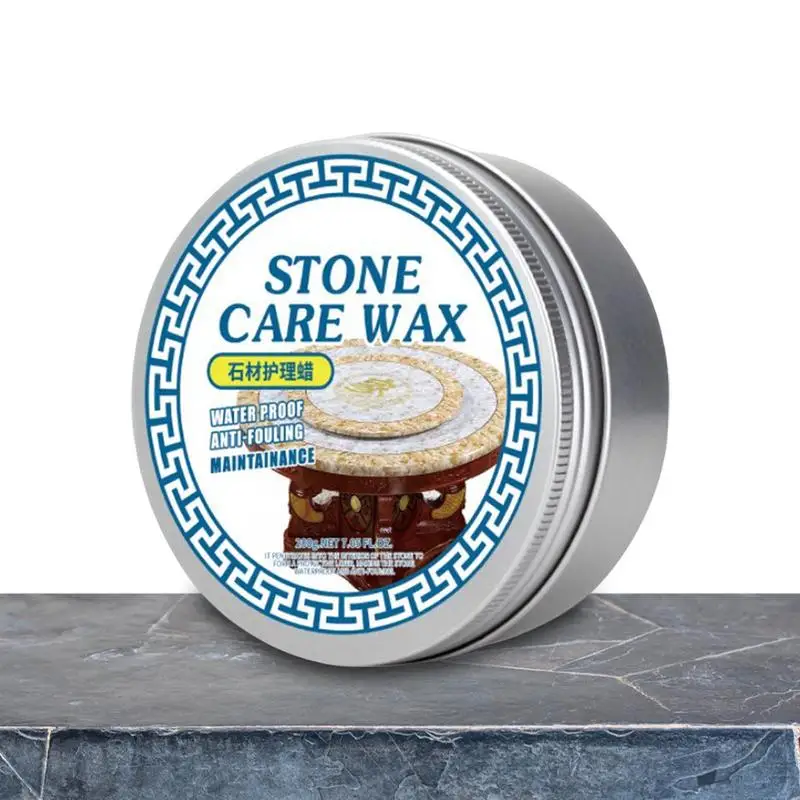 

Stone Polishing Wax 200g Stone Polish For Stone Care Stone Restoration Wax Suits For Marble Furniture Ceramic Tiles Stone Floor