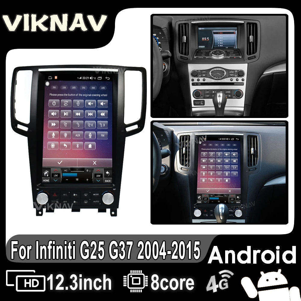 Auto Stereo Car Radio For Infiniti G25 G37 2004-2015 Newest Generation Multimedia Stereo Player GPS Navigation Head Unit 128GB
Auto Stereo Car Radio For Infiniti G25 G37 2004-2015 Newest Generation Multimedia Stereo Player GPS Navigation Head Unit 128GB