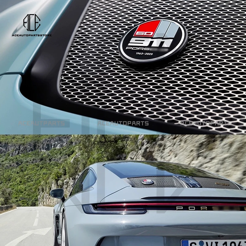 Металлические Значки для Porsche 911 992 Carrera Turbo Targa, аксессуары, наклейка на заднюю крышку 60-летия, Вентиляционная решетка
Металлические Значки для Porsche 911 992 Carrera Turbo Targa, аксессуары, наклейка на заднюю крышку 60-летия, Вентиляционная решетка