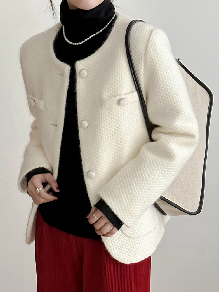 QOERLIN White Down Jacket Vintage New Winter Thick High Quality Elegant Office Ladies Single-Breasted Jacket Coat Beige Black
QOERLIN White Down Jacket Vintage New Winter Thick High Quality Elegant Office Ladies Single-Breasted Jacket Coat Beige Black