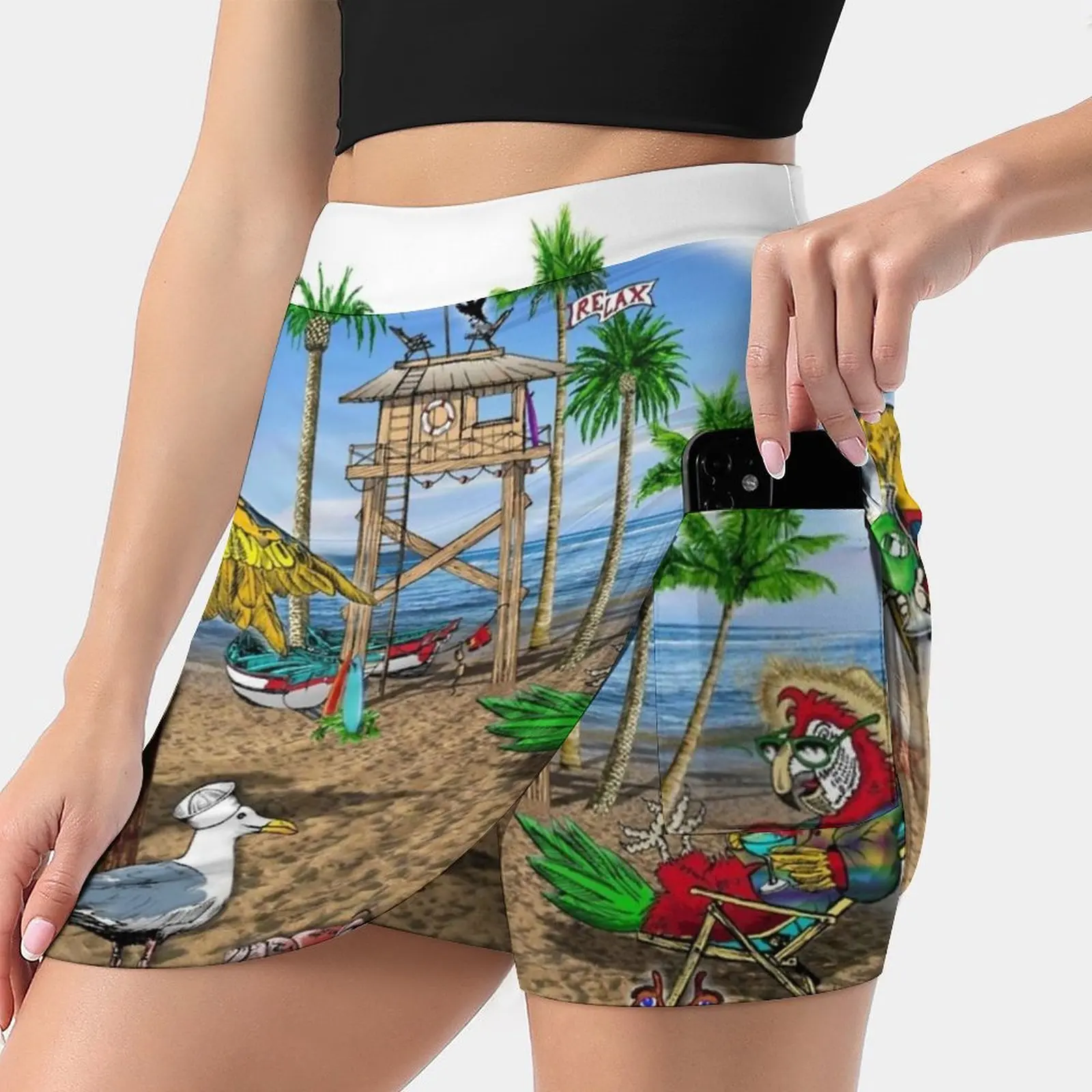 Parrot Beach Party Women's skirt Y2K Summer Clothes 2022 Kpop Style Trouser Skirt With Pocket Parrot Beach Party Parrot Beach
Parrot Beach Party Women's skirt Y2K Summer Clothes 2022 Kpop Style Trouser Skirt With Pocket Parrot Beach Party Parrot Beach