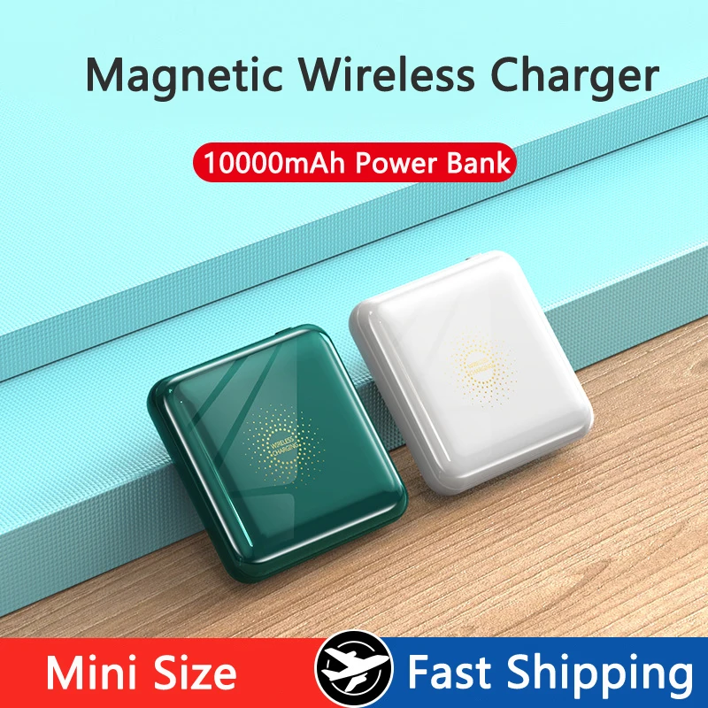Mini Power Bank 10000mAh Magnetic Wireless Charger for iPhone 15 14 13 12 Qi Wireless Charging for Samsung S22 Xiaom Poverbank
Mini Power Bank 10000mAh Magnetic Wireless Charger for iPhone 15 14 13 12 Qi Wireless Charging for Samsung S22 Xiaom Poverbank