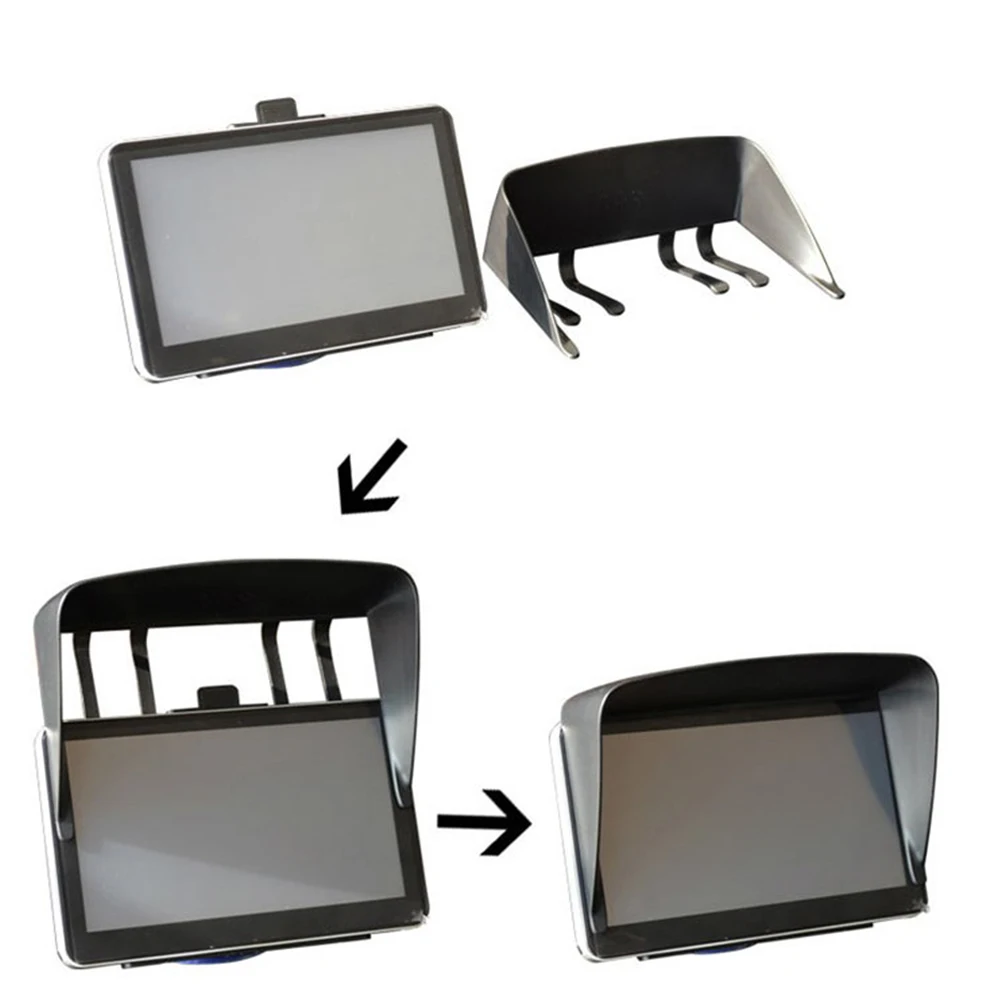 7 Inch GPS Anti Glare Visor Sat Nav Sun Shade Plastic Black Universal Detachable Design High Quality Car Holders Accessories
7 Inch GPS Anti Glare Visor Sat Nav Sun Shade Plastic Black Universal Detachable Design High Quality Car Holders Accessories