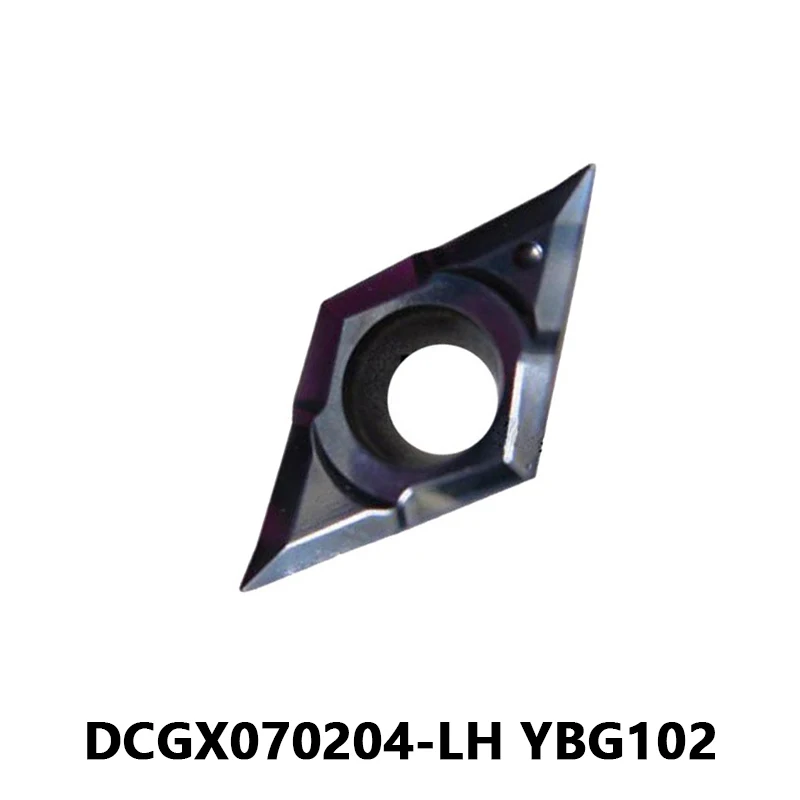 

DCGX070204-LH YBG102 100% Original Carbide Inserts CNC Lathe Turning Cutter Machine Tool DCGX 070204 LH DCGX070204 DCGX11T302