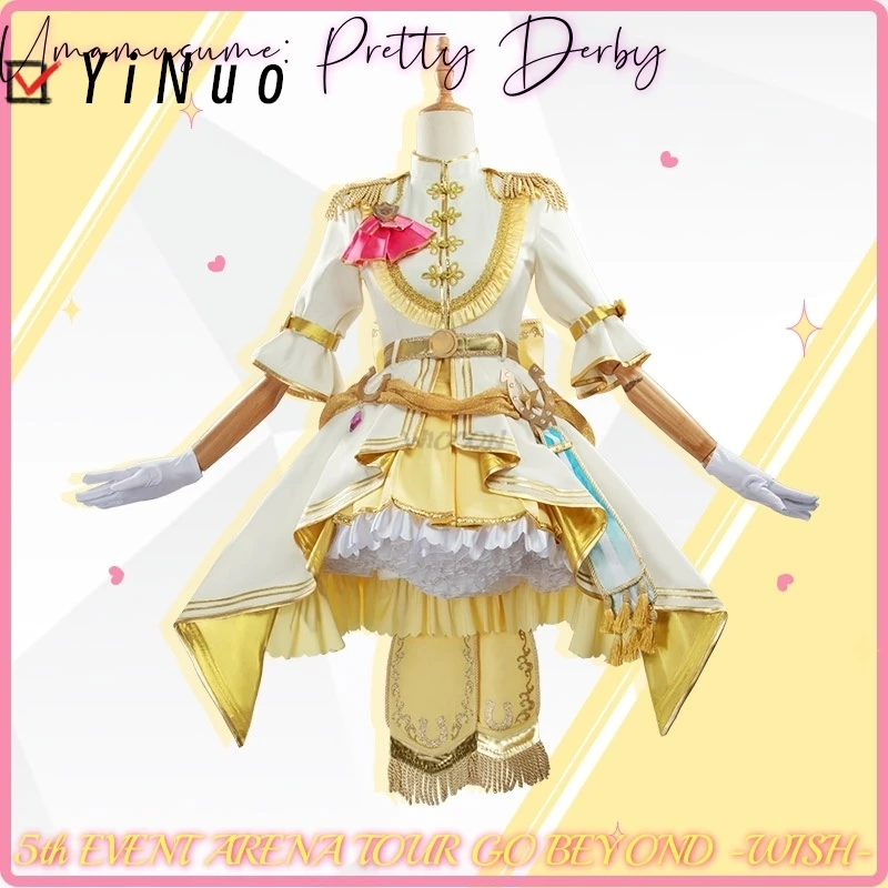 

Anime Game Umamusume Pretty Derby 5th EVENT ARENA TOUR GO BEYOND WISH Cosplay Costume Uniform Cosplay Stage Costume Halloween