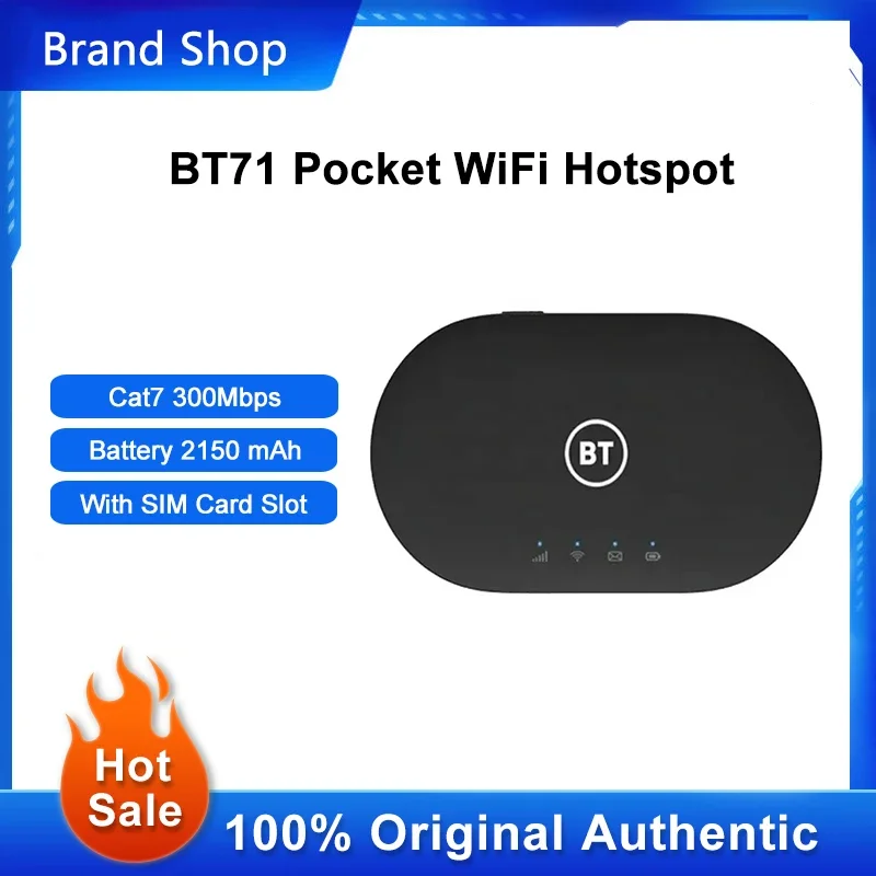 BT71 4G Lte WiFi Router Wireless Portable Unlock Modem Mini Outdoor Hotspot Cat7 300Mbps Pocket Mifi Sim Card Slot Repeater
BT71 4G Lte WiFi Router Wireless Portable Unlock Modem Mini Outdoor Hotspot Cat7 300Mbps Pocket Mifi Sim Card Slot Repeater