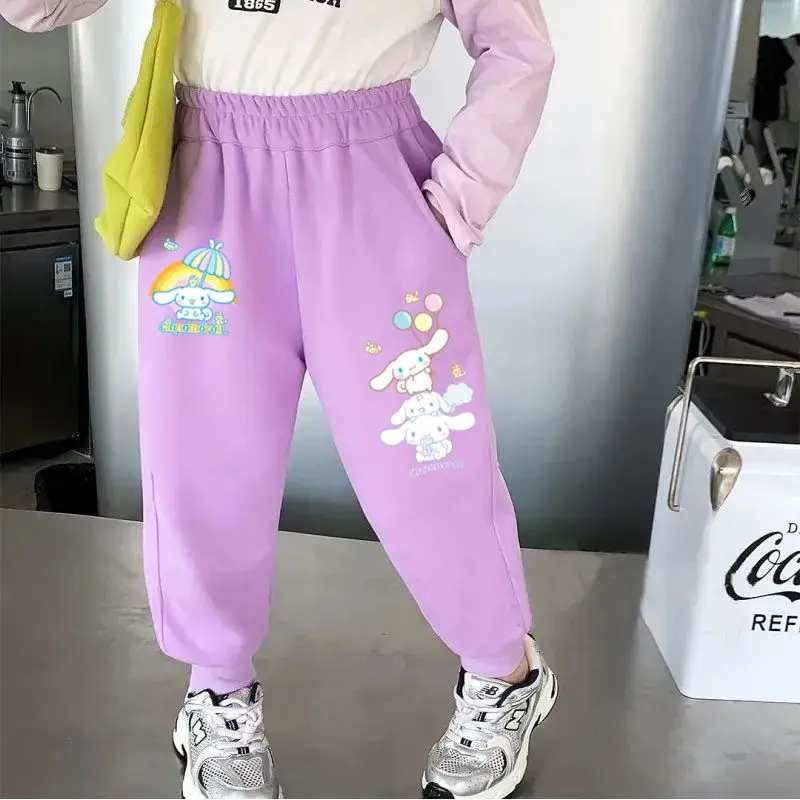 Girly Heart Kawaii Anime Cinnamoroll Kuromi Sanrio Pants Autumn Cute Cartoon My Melody Children Casual Sports Trousers Kids Toys
Girly Heart Kawaii Anime Cinnamoroll Kuromi Sanrio Pants Autumn Cute Cartoon My Melody Children Casual Sports Trousers Kids Toys