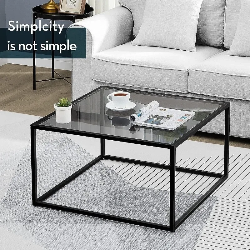 DUTRIEUX Simple Center Tables for Living Room 26.7 x 26.7 x 15.7 Inches, Gray Black
DUTRIEUX Simple Center Tables for Living Room 26.7 x 26.7 x 15.7 Inches, Gray Black