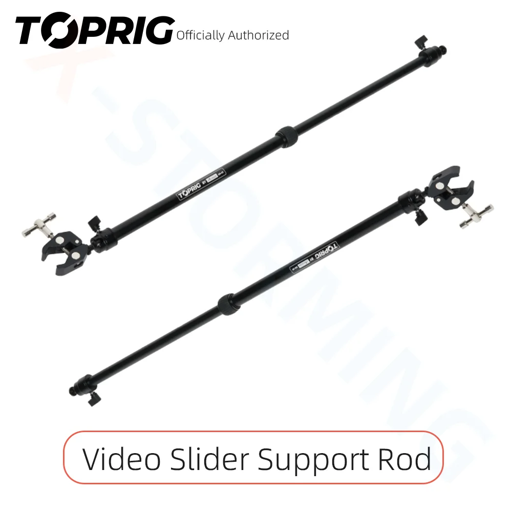 

1 pair Camera Video Slider Rail Support Rod for Slider Dolly Rail Track Photography DSLR Camera Stabilizer Tripod Accessories