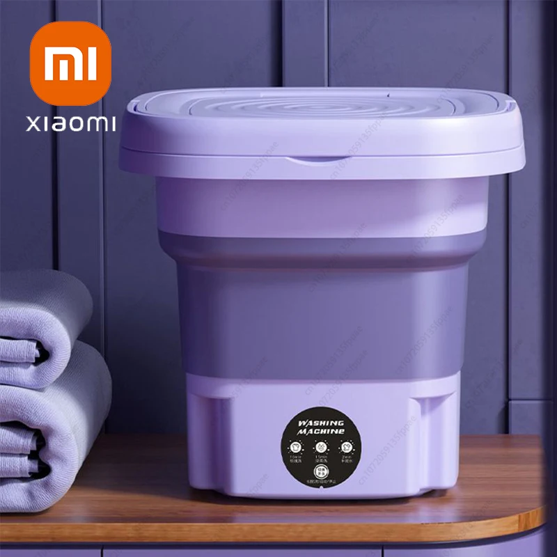 XIAOMI New 8L Foldable Washing Machine Portable Socks Underwear Panties Retractable Household Washing Machine With Spinning Dry
XIAOMI New 8L Foldable Washing Machine Portable Socks Underwear Panties Retractable Household Washing Machine With Spinning Dry