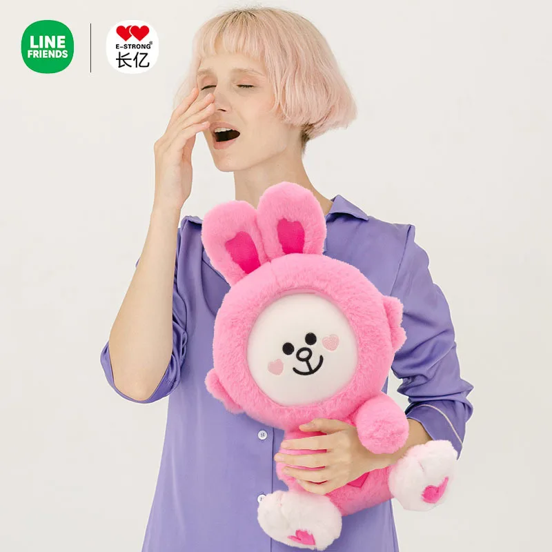 Милая плюшевая кукла Line Friends Series, бурый медведь, кукла персонажи, милый Пасхальный кролик, пушистая мягкая игрушка, украшение для комнаты, рождественский подарок
Милая плюшевая кукла Line Friends Series, бурый медведь, кукла персонажи, милый Пасхальный кролик, пушистая мягкая игрушка, украшение для комнаты, рождественский подарок