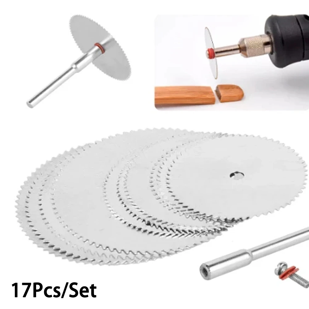 17Pcs Set Mini Circular Saw Blades Cutting Discs Rotary Tool Electric Grinding Workshop Equipment Power Tool Accessories
17Pcs Set Mini Circular Saw Blades Cutting Discs Rotary Tool Electric Grinding Workshop Equipment Power Tool Accessories
