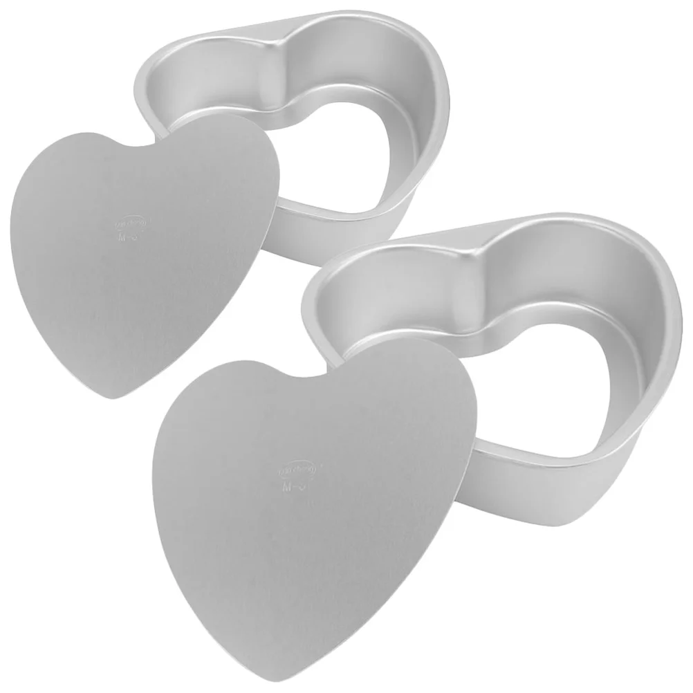 2 Pcs Heart Cake Mold Cookie Pan Baking Pans Aluminum Alloy Metal Heart-shaped Wedding
2 Pcs Heart Cake Mold Cookie Pan Baking Pans Aluminum Alloy Metal Heart-shaped Wedding
