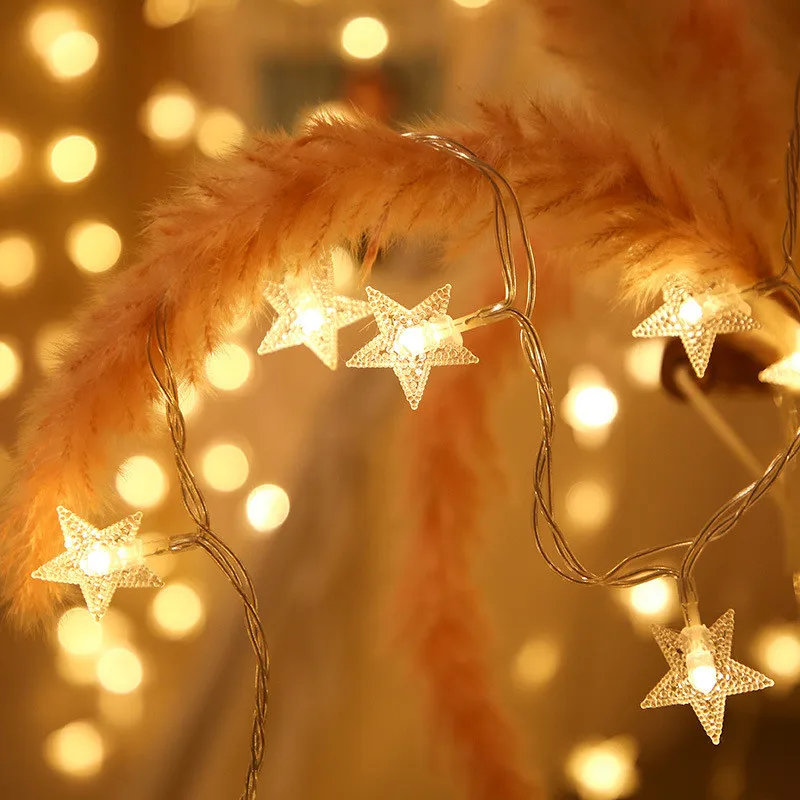 Star LED String Lights Fairy Lights USB/Battery-operated Street Garland Lamp New Year Christmas Tree Wedding Party Decorations
Star LED String Lights Fairy Lights USB/Battery-operated Street Garland Lamp New Year Christmas Tree Wedding Party Decorations