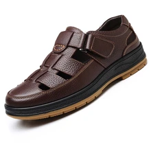 Classic Sandals Genuine Men Leather Sandalias Hollow Out Casual Shoes Comfortable Solid Outdoor Mens Cool Shoes N1-06
Classic Sandals Genuine Men Leather Sandalias Hollow Out Casual Shoes Comfortable Solid Outdoor Mens Cool Shoes N1-06