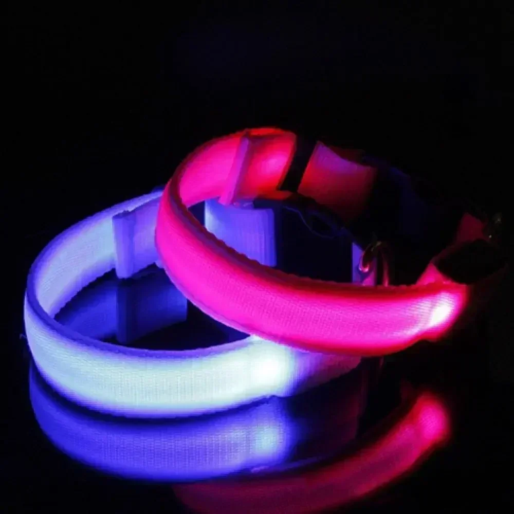 

Collar Necklace Luminous Medium Collars Glowing For Small Anti-lost Leads Pet LED Dog Light Safety Dogs Large