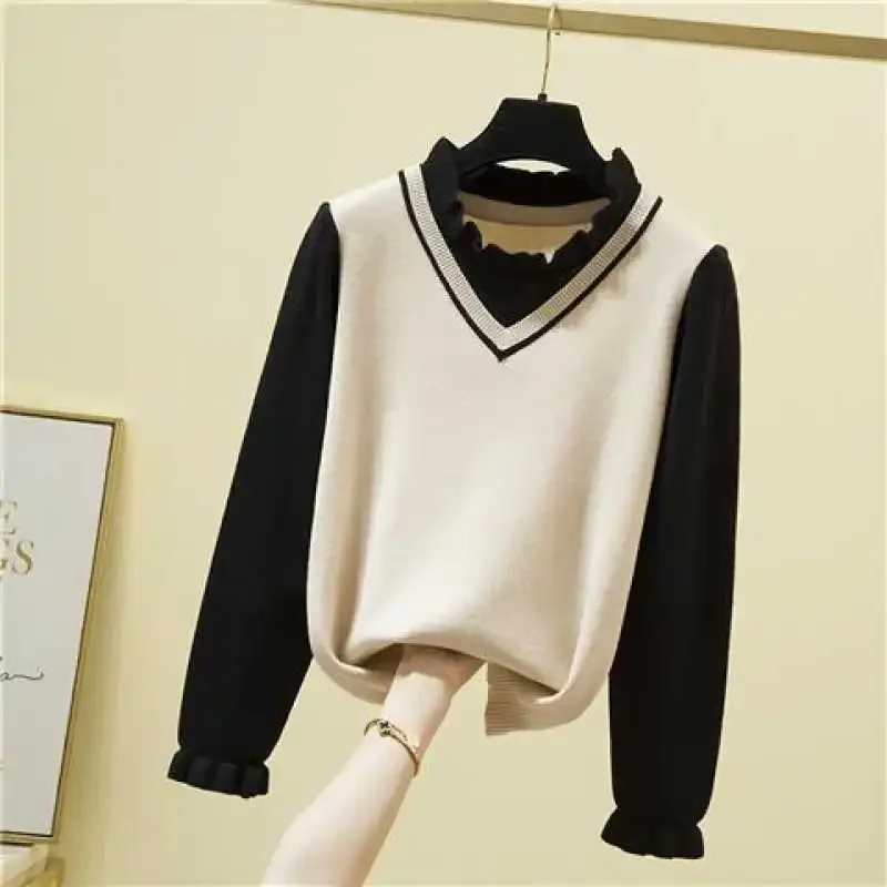 Autuinter European Style Women Fashion Pullovers Knitted Cashmere Wool Sweater black
Autuinter European Style Women Fashion Pullovers Knitted Cashmere Wool Sweater black