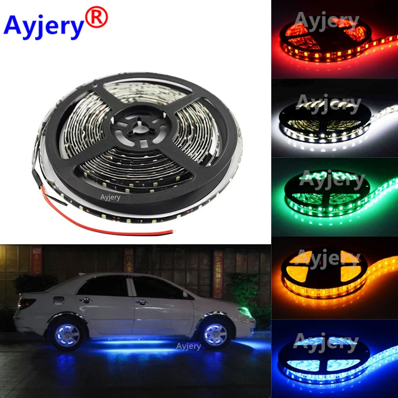 AYJERY 1Pcs 24V DC 5M Flexible Strip Light 3528 1210 300 SMD IP65 Waterproof Car Decoration 300 LED Daytime Running Light White
AYJERY 1Pcs 24V DC 5M Flexible Strip Light 3528 1210 300 SMD IP65 Waterproof Car Decoration 300 LED Daytime Running Light White