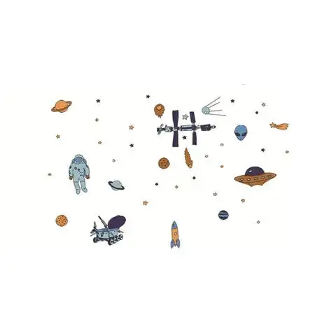 Spaceship Wall Sticker for Kids Rooms, Astronaut, Flying Saucer, Galaxy, Mural Art Decals, Bedroom Decorations 
Spaceship Wall Sticker for Kids Rooms, Astronaut, Flying Saucer, Galaxy, Mural Art Decals, Bedroom Decorations
