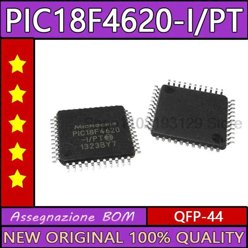 5PCS Original PIC18F4620-I/PT PIC18F4620 QFP-44 8-bit MCU New PIC18F4620-I PT PIC18F4620-I/P
5PCS Original PIC18F4620-I/PT PIC18F4620 QFP-44 8-bit MCU New PIC18F4620-I PT PIC18F4620-I/P