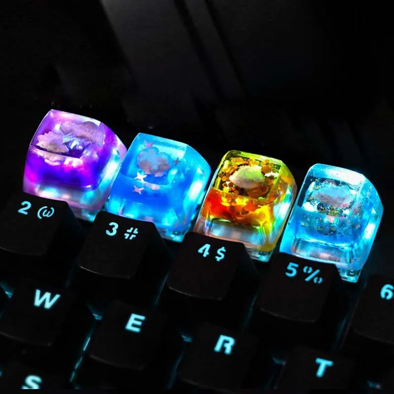 Cloud Key Cap Glue Drop Resin Mechanical Keyboard R4 ESC Backlight Manual Gift Custom Cross Shaft Key Cap
Cloud Key Cap Glue Drop Resin Mechanical Keyboard R4 ESC Backlight Manual Gift Custom Cross Shaft Key Cap