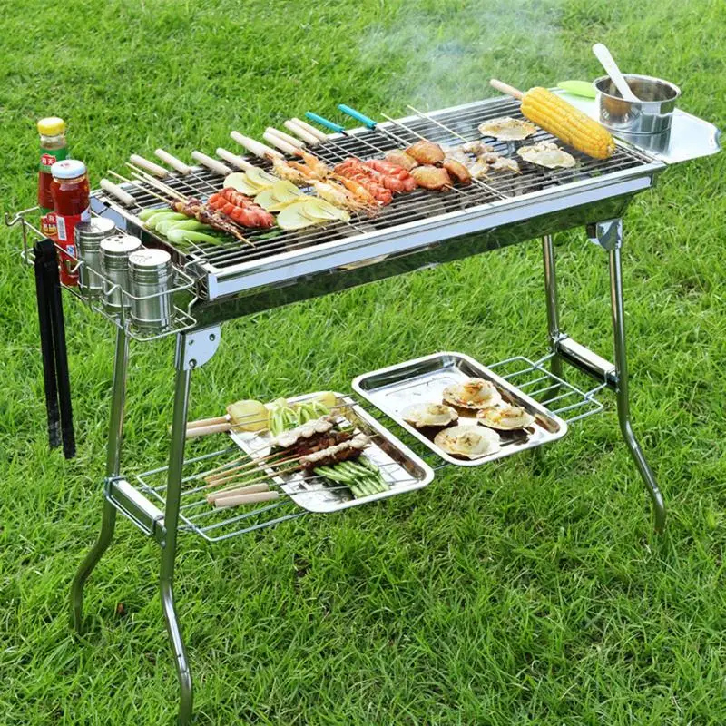 Foldable Charcoal Grill Portable BBQ Grill Rack Net Firewood Stove Large BBQ Grill Tool For Outdoor Cooking Camping Beach
Foldable Charcoal Grill Portable BBQ Grill Rack Net Firewood Stove Large BBQ Grill Tool For Outdoor Cooking Camping Beach