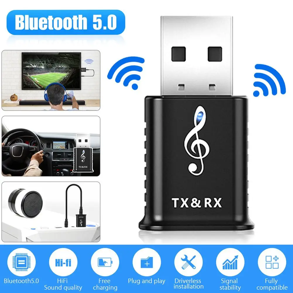 Bluetooth-compatible 5.0 Transmitter Receiver 4-in-1 Multifunctional Usb Wireless Car Audio Adapter Dongle
Bluetooth-compatible 5.0 Transmitter Receiver 4-in-1 Multifunctional Usb Wireless Car Audio Adapter Dongle