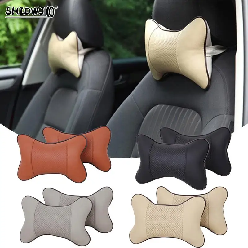 

Car Neck Pillows Car Headrest Cushion Support Seat Accessories Universal Backrest Safety Pillow Auto Interior Accessories