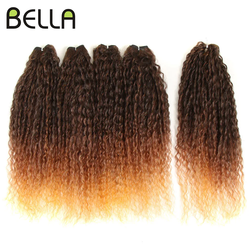 Bella Afro Kinky Curly Hair Bundles 5 Pcs/Pack Hair Extensions 24 inch Blonde Nature Black Color Synthetic Hair Weave Bundles
Bella Afro Kinky Curly Hair Bundles 5 Pcs/Pack Hair Extensions 24 inch Blonde Nature Black Color Synthetic Hair Weave Bundles