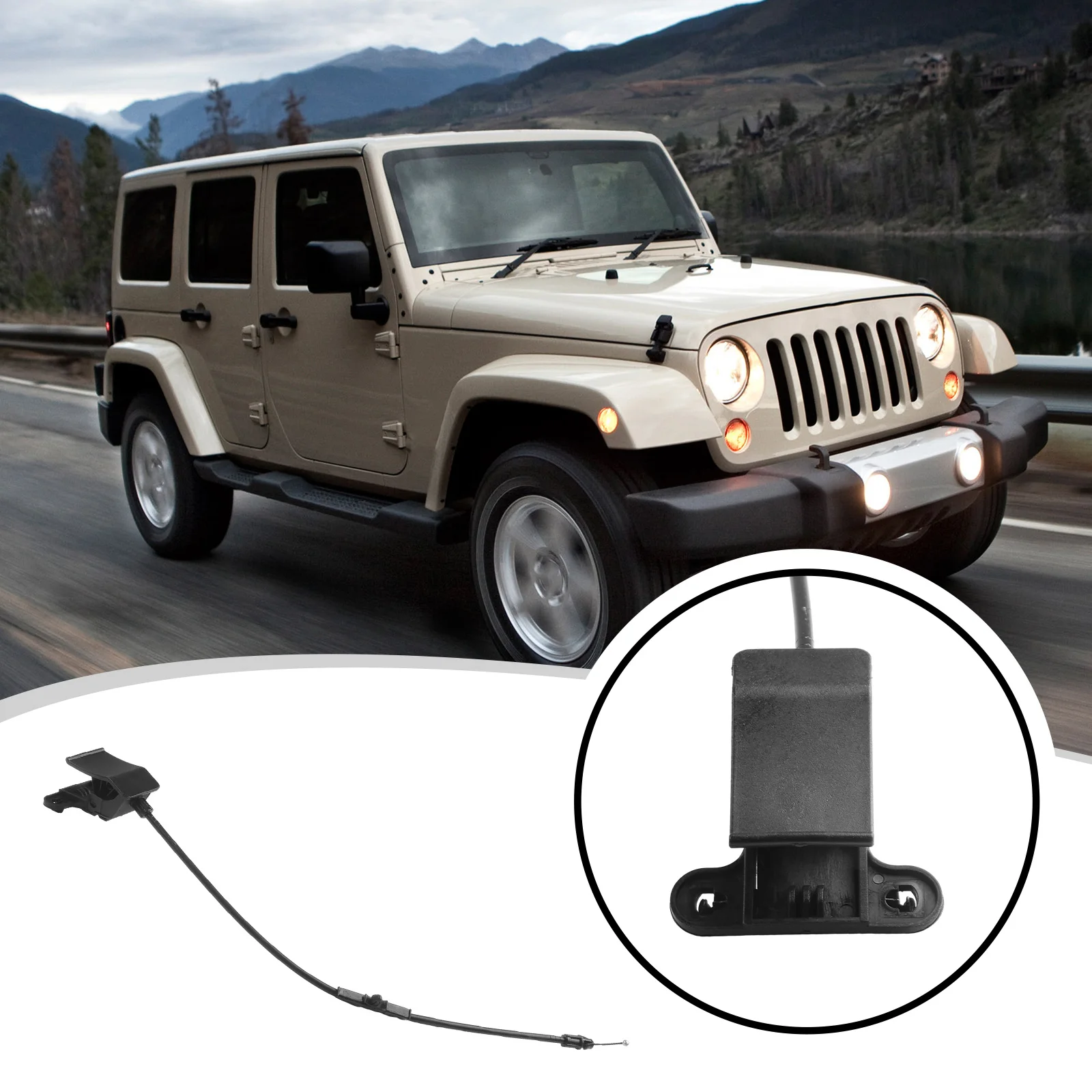 Car Engine Outside Left Hand Driver Hood Mounted Release Handle 68143167AB For Jeep For Cherokee 2014-2018 53194075
Car Engine Outside Left Hand Driver Hood Mounted Release Handle 68143167AB For Jeep For Cherokee 2014-2018 53194075