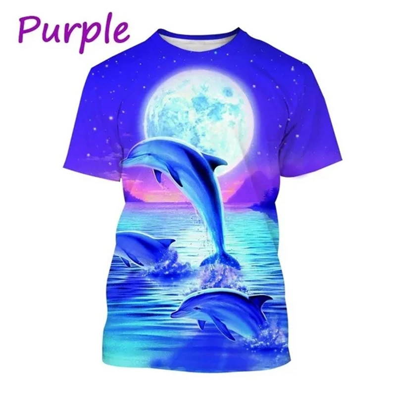 Summer New 24Colors Dolphin 3D Printed T-shirt Fashion Sea Ocean Elf Animal Dolphin Pattern Casual Slim Round Neck Tops Tees
Summer New 24Colors Dolphin 3D Printed T-shirt Fashion Sea Ocean Elf Animal Dolphin Pattern Casual Slim Round Neck Tops Tees