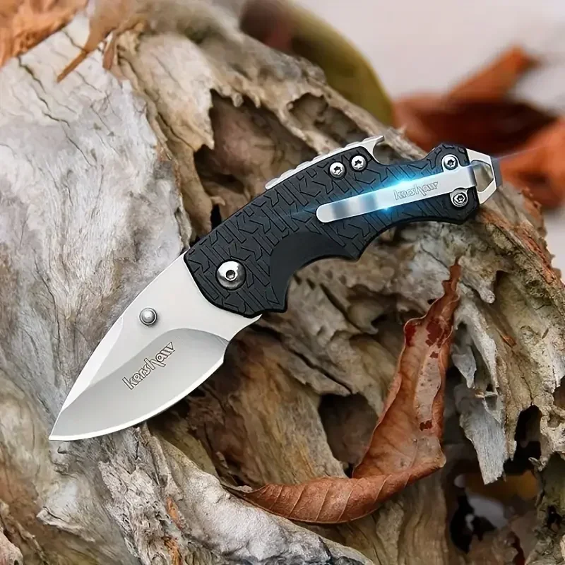 

Kershaw 3800 Shuffle Folding Pocket Knife Plain Edge FRN Handle Compact Multi-Function Everyday Carry Survival Knives EDC Tool