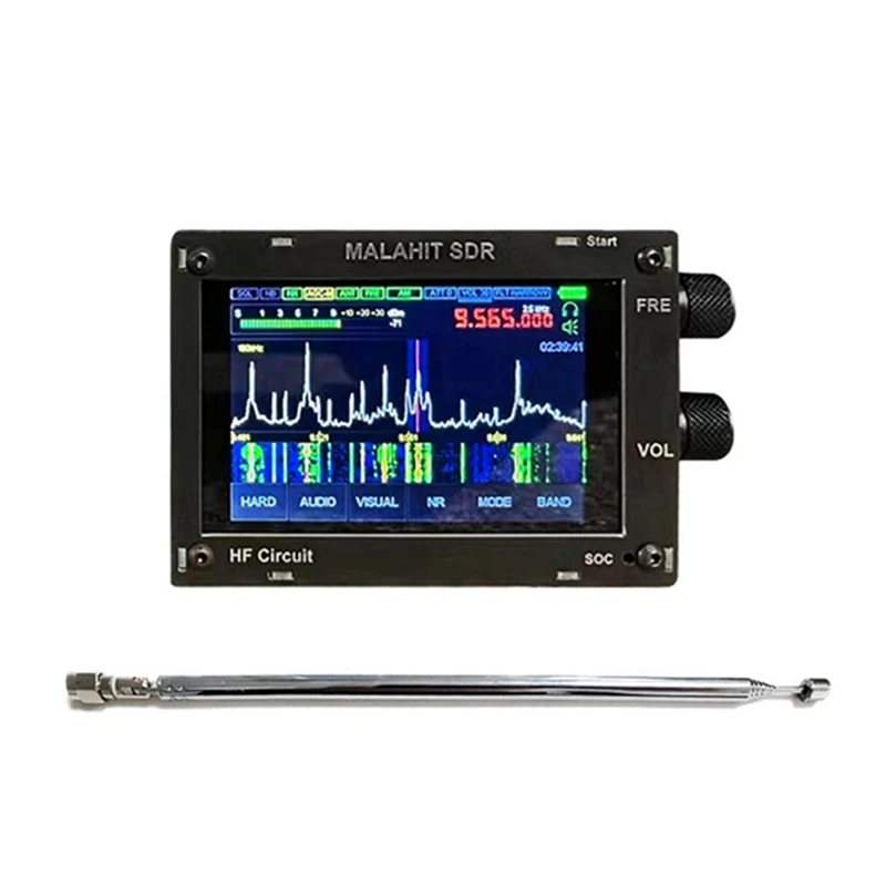 3.5 Inch Touch Screen Malachite SDR Pro Radio 50Khz-2GHZ Full Band Aviation Band DSP SDR Receiver With Antenna
3.5 Inch Touch Screen Malachite SDR Pro Radio 50Khz-2GHZ Full Band Aviation Band DSP SDR Receiver With Antenna