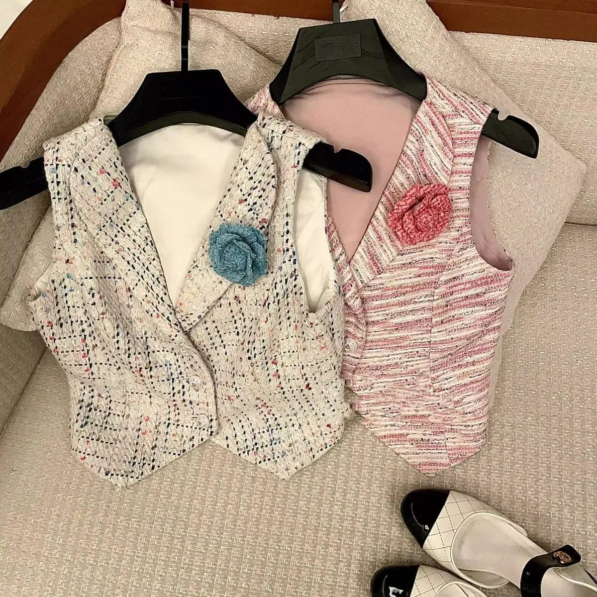 Женский жилет без рукавов, стильный Топ высокого качества для весны и лета
Женский жилет без рукавов, стильный Топ высокого качества для весны и лета