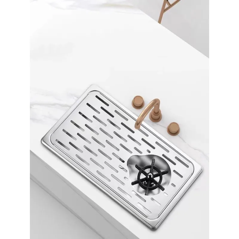 Automatic cup washer for sink and bar, stainless steel embedded high-pressure cleaning cup, divine tool for coffee and milk
Automatic cup washer for sink and bar, stainless steel embedded high-pressure cleaning cup, divine tool for coffee and milk