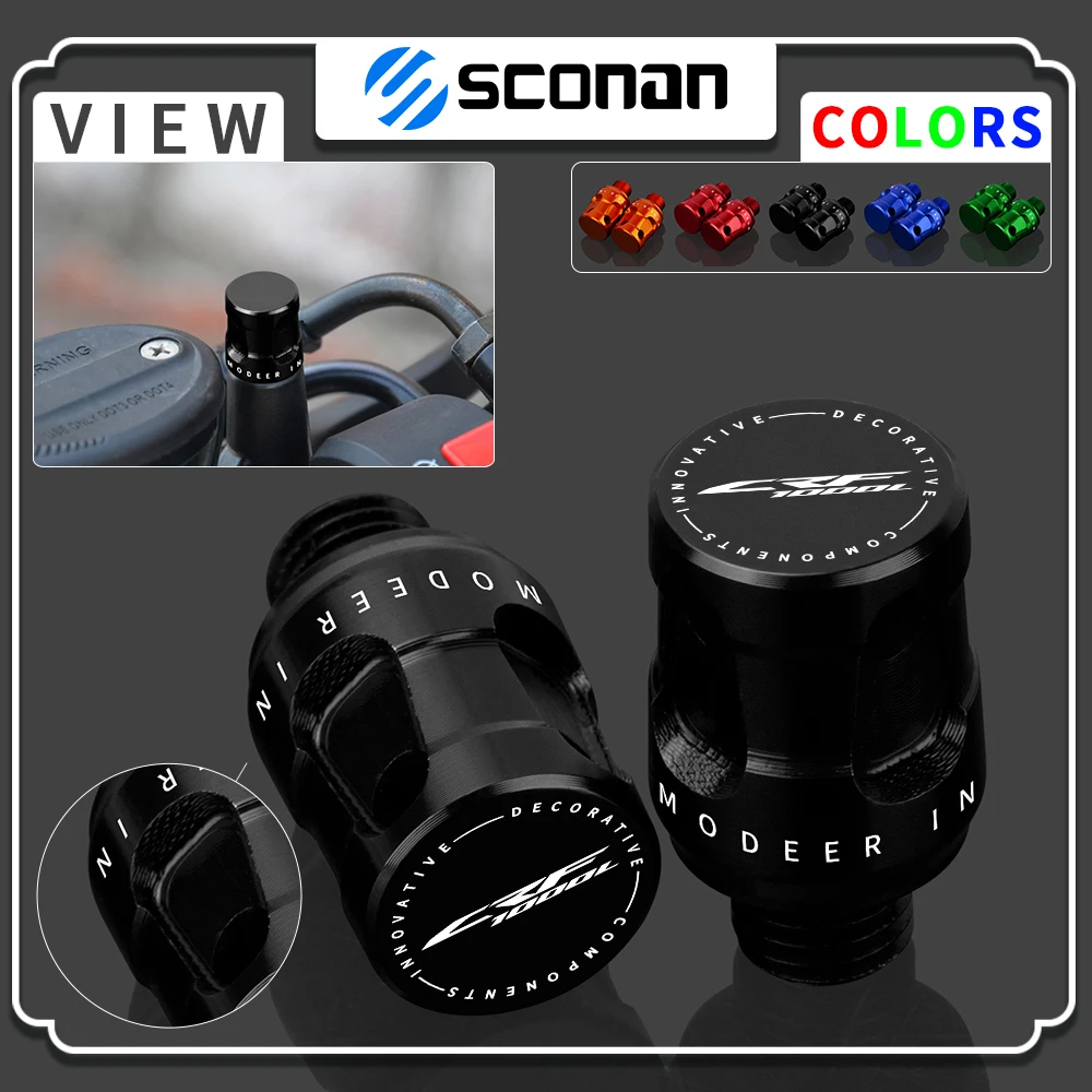 For HONDA Serise CB CRF CRF1000L Motorcycle M10*1.25 Mirrors Hole Plug Screws Cover Caps CNC Aluminum Accessorie
For HONDA Serise CB CRF CRF1000L Motorcycle M10*1.25 Mirrors Hole Plug Screws Cover Caps CNC Aluminum Accessorie