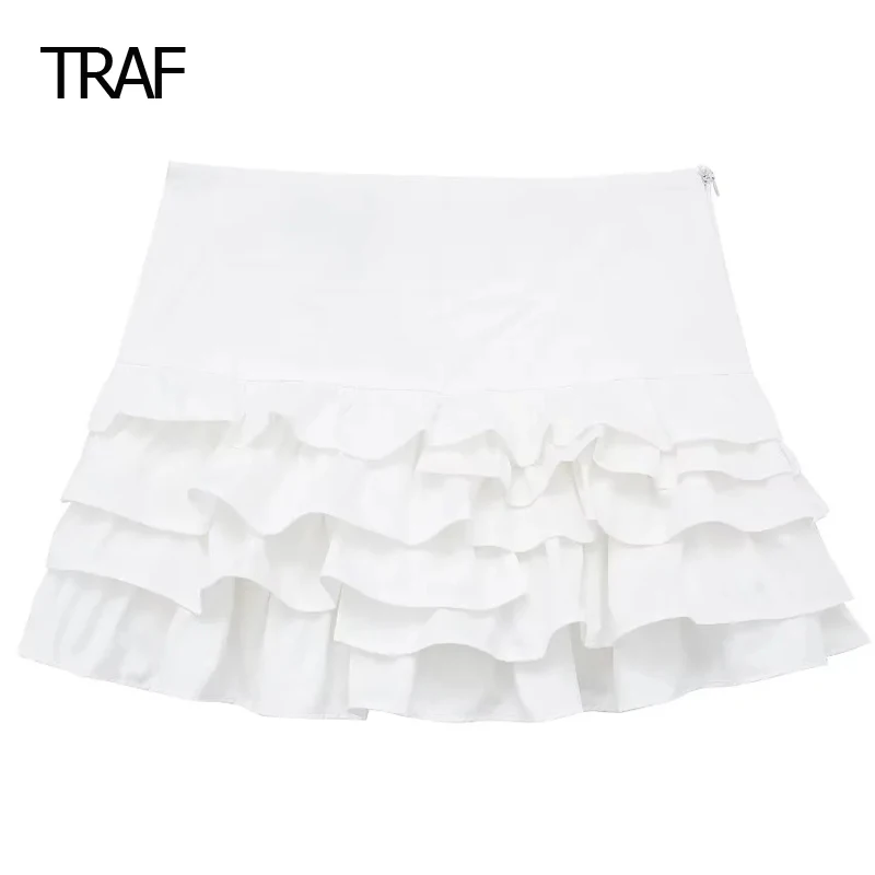 Женские мини-шорты TRAF herred, летние белые короткие юбки с высокой талией в Корейском стиле, универсальные шорты-юбки, 2024
Женские мини-шорты TRAF herred, летние белые короткие юбки с высокой талией в Корейском стиле, универсальные шорты-юбки, 2024