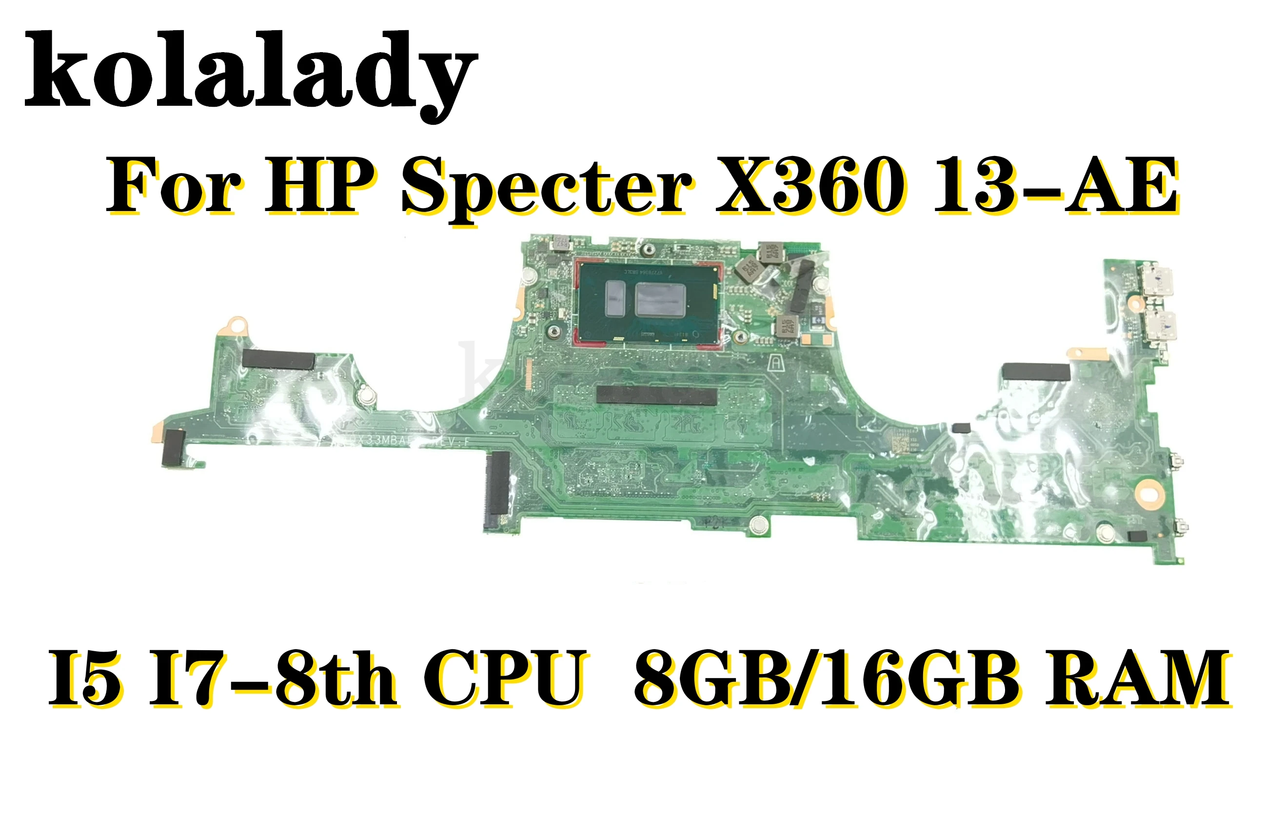Материнская плата DA0X33MBAF0 для ноутбука HP Specter X360 13-AE 13-AE012DX, материнская плата для ноутбука с зеркальным процессором I5, 8 ГБ/16 ГБ ОЗУ 941884-601
Материнская плата DA0X33MBAF0 для ноутбука HP Specter X360 13-AE 13-AE012DX, материнская плата для ноутбука с зеркальным процессором I5, 8 ГБ/16 ГБ ОЗУ 941884-601