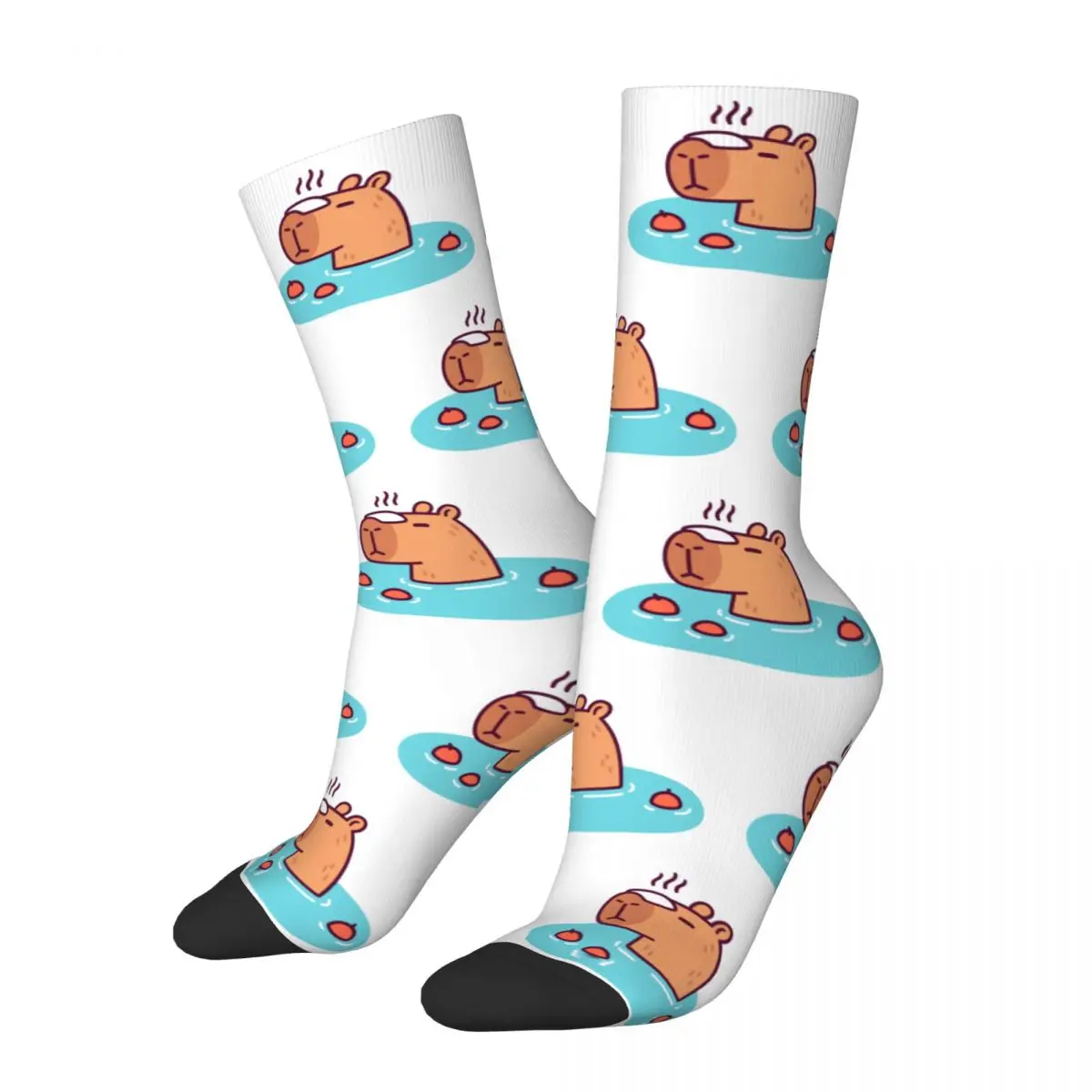 Fashion Unisex Socks Cute Cartoon Capybara In Onsen Hot Spring Kawaii Merchandise Comfortable Graphic Socks All Seasons
Fashion Unisex Socks Cute Cartoon Capybara In Onsen Hot Spring Kawaii Merchandise Comfortable Graphic Socks All Seasons