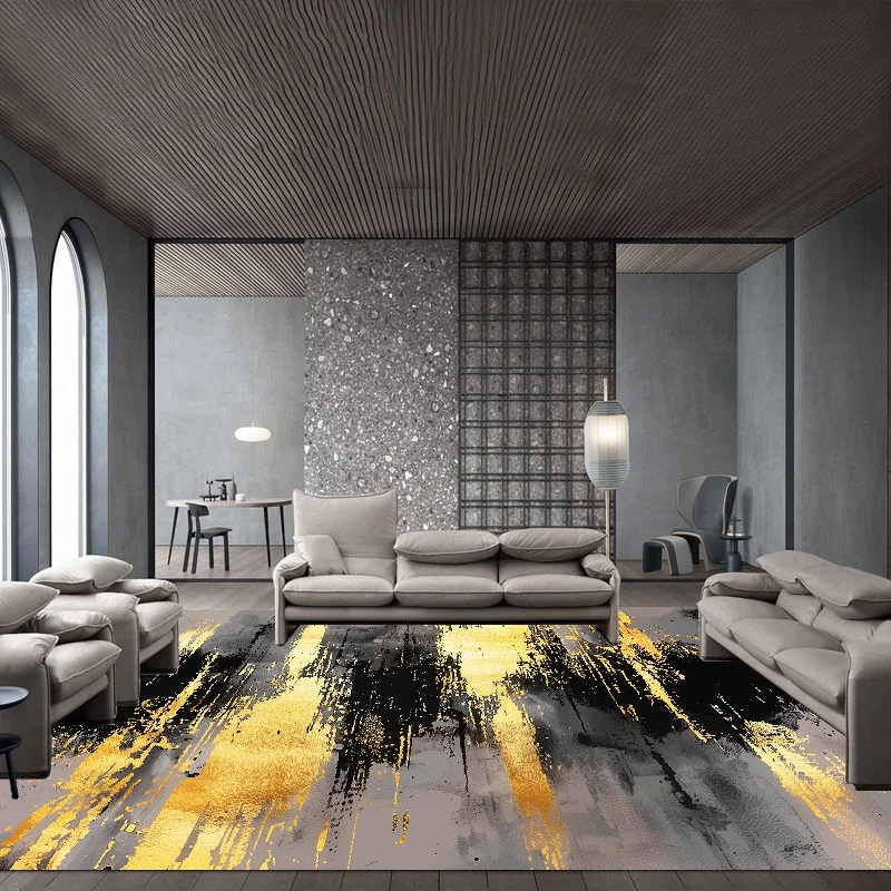 Golden Texture Living Room Carpets Abstract Splash Ink Bedroom Decoration Rug Art Creativity Home Decor Washable Floor Mat ковер
Golden Texture Living Room Carpets Abstract Splash Ink Bedroom Decoration Rug Art Creativity Home Decor Washable Floor Mat ковер