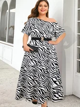 Plus Size Snake Cow Leopard Zebra Stripe Printed Dress for Women A Line Short Sleeve One Shoulder Waist Belt Casual Dresses 2022
Plus Size Snake Cow Leopard Zebra Stripe Printed Dress for Women A Line Short Sleeve One Shoulder Waist Belt Casual Dresses 2022