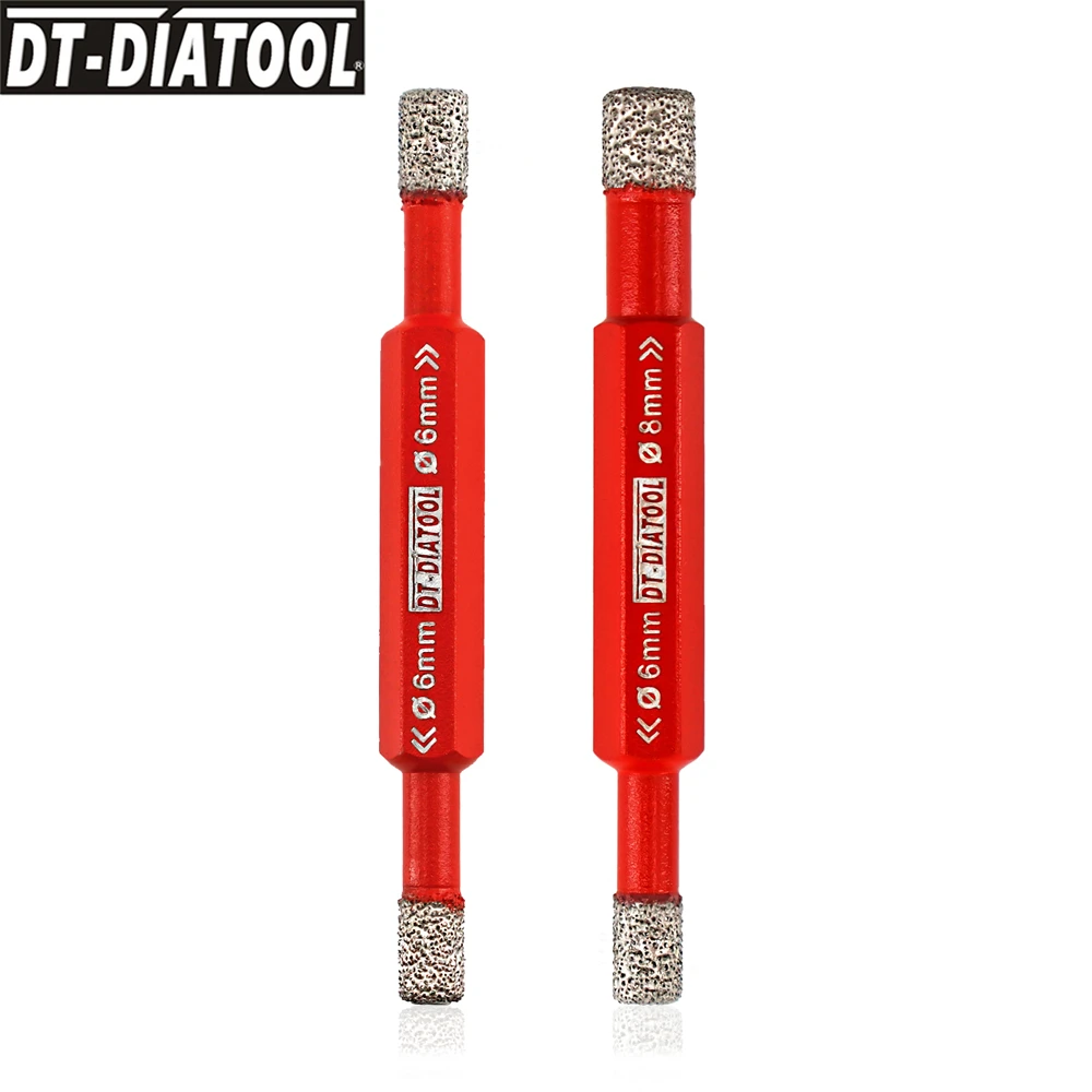 DT-DIATOOL-Double Drilling Bits, Diamond Core, Tile, Ceramic, Granite, Marble, Saw Holes, Cutters, Grit45, 50 Hexagonal Shank
DT-DIATOOL-Double Drilling Bits, Diamond Core, Tile, Ceramic, Granite, Marble, Saw Holes, Cutters, Grit45, 50 Hexagonal Shank