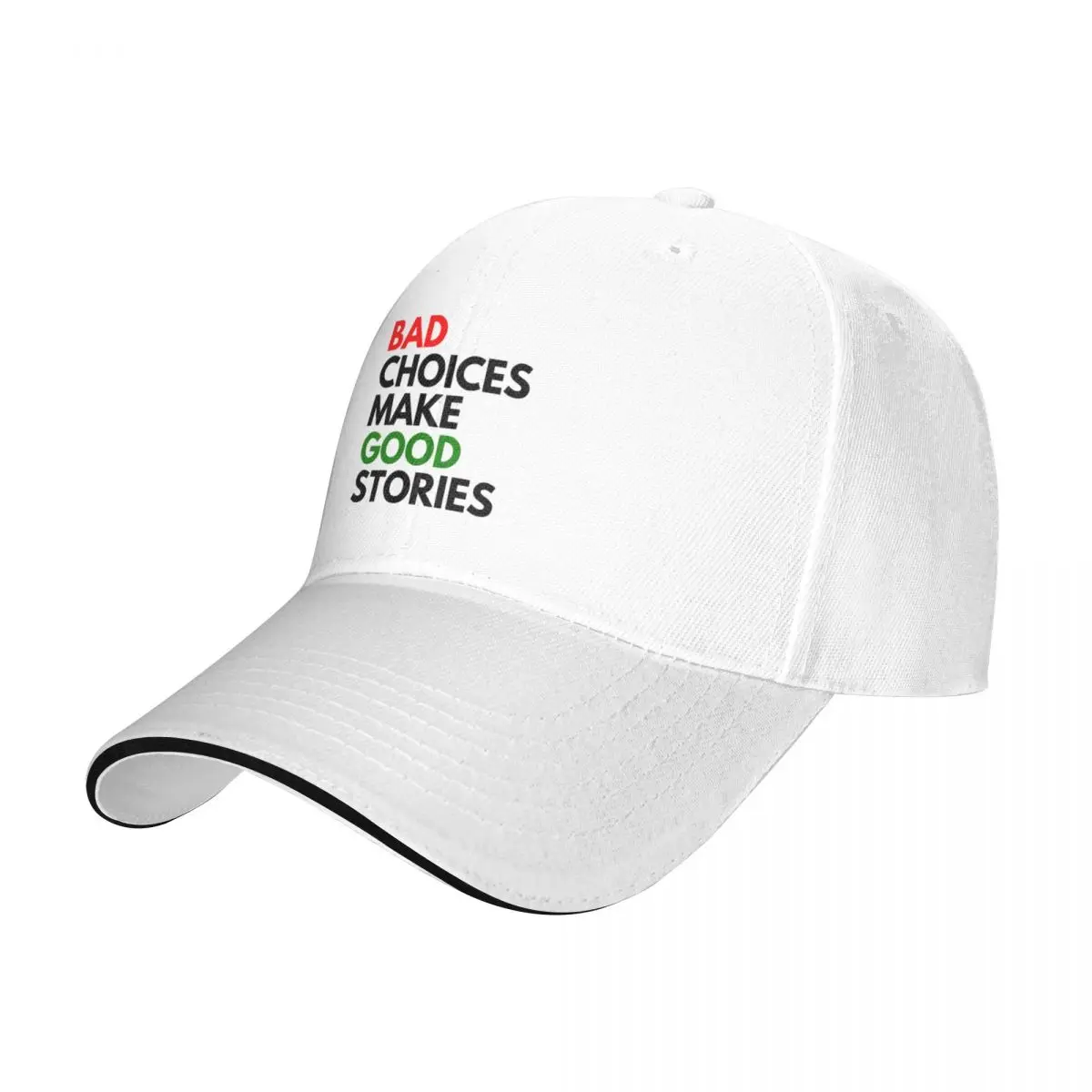 

Bad Choices Make Good Stories Cap baseball cap custom cap Women's golf wear Men's