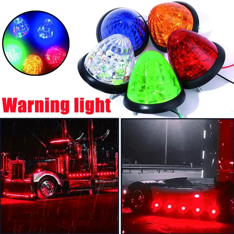 Car LED Signal Lamp 24V Truck Conical Side Marker Light Vehicle Emergency Alarm Roof Warning Light Buses 16LED Turn Signal Lamp
Car LED Signal Lamp 24V Truck Conical Side Marker Light Vehicle Emergency Alarm Roof Warning Light Buses 16LED Turn Signal Lamp