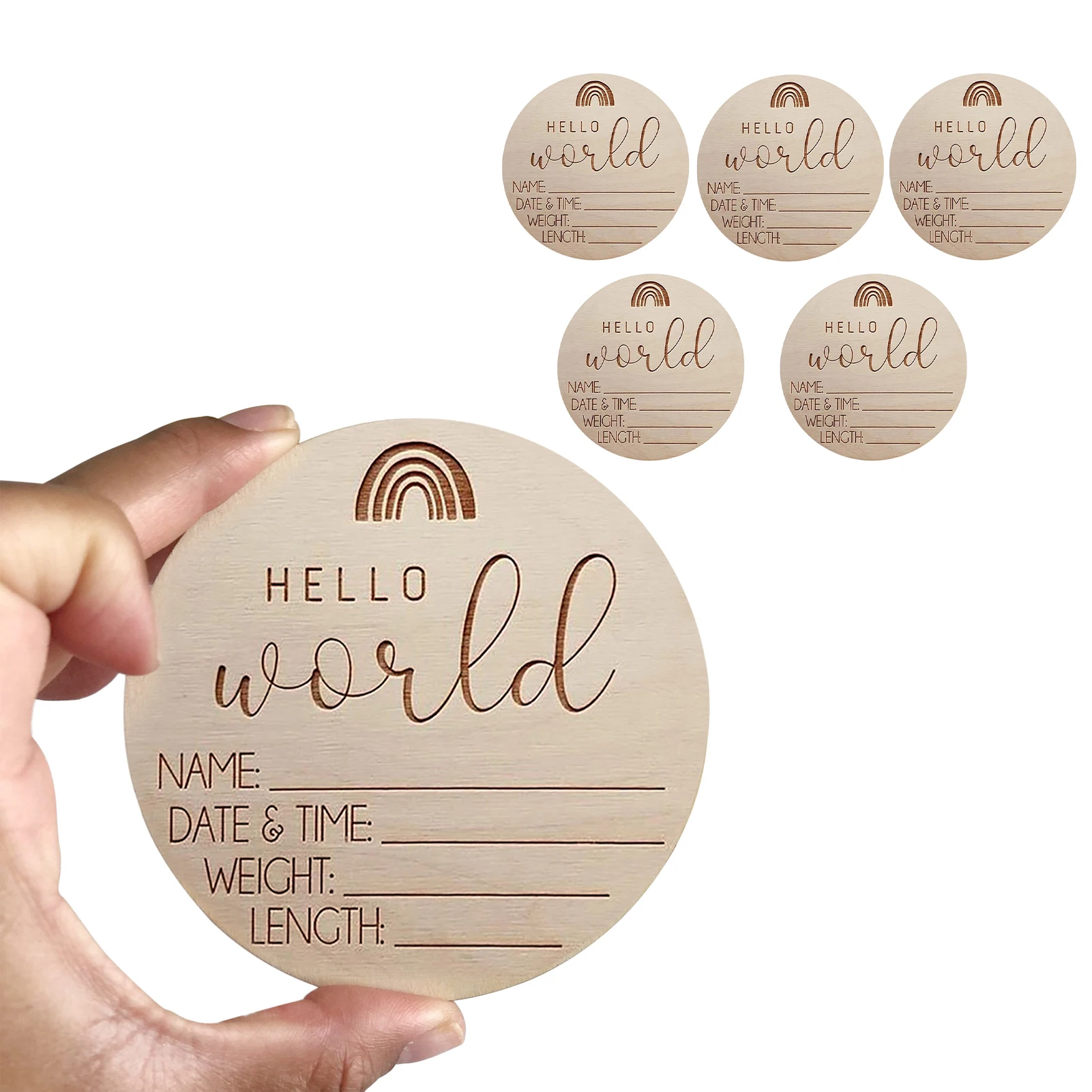 Newborn Announcement Sign 5PCS Hello World Newborn Welcome Sign New Baby Announcement Wooden Plaque Sign Rainbow Newborn Welcome
Newborn Announcement Sign 5PCS Hello World Newborn Welcome Sign New Baby Announcement Wooden Plaque Sign Rainbow Newborn Welcome